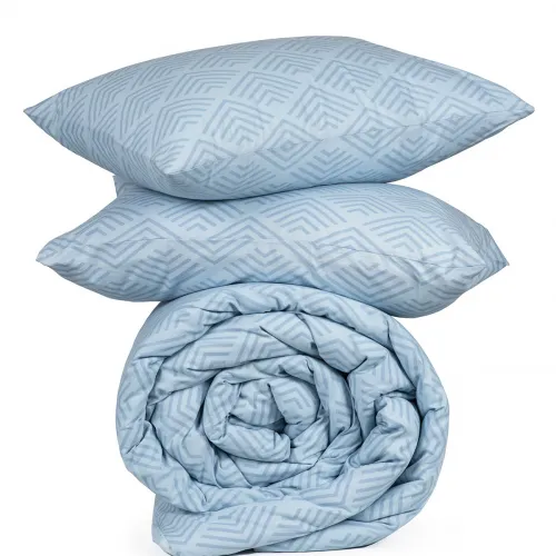 Σετ Σεντόνια Cotton Feelings 2048 Blue King Size (260x270)
