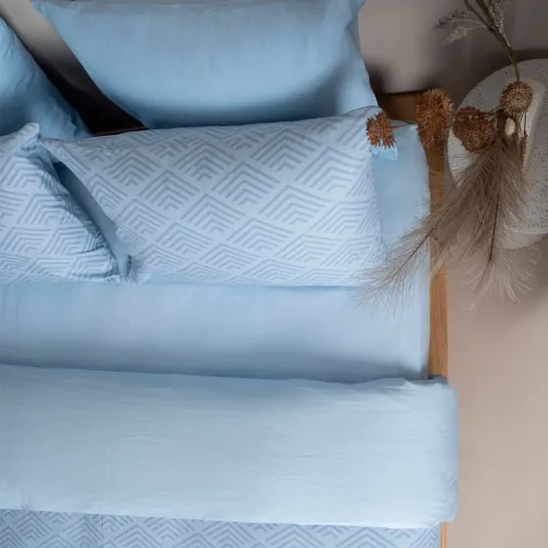 Σετ Σεντόνια Cotton Feelings 2048 Blue King Size (260x270)