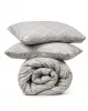 Σετ Σεντόνια Cotton Feelings 2048 Grey Διπλό (200x270)