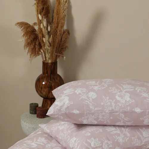 Μαξιλαροθήκη Menta Εμπριμέ 340 Lila 50x70