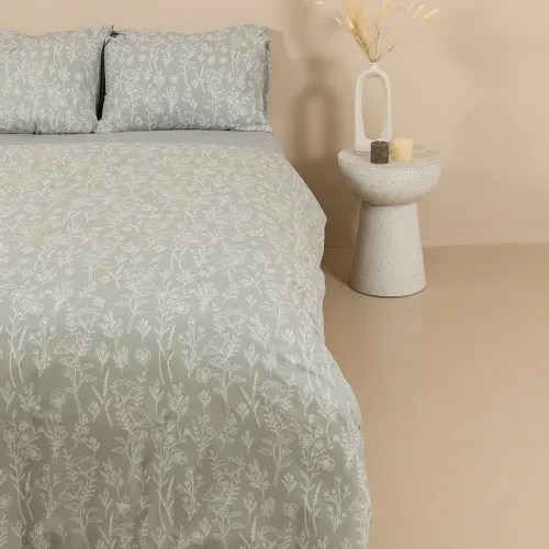 Σετ Σεντόνια Cotton Feelings 2050 Grey Διπλό (200x270)