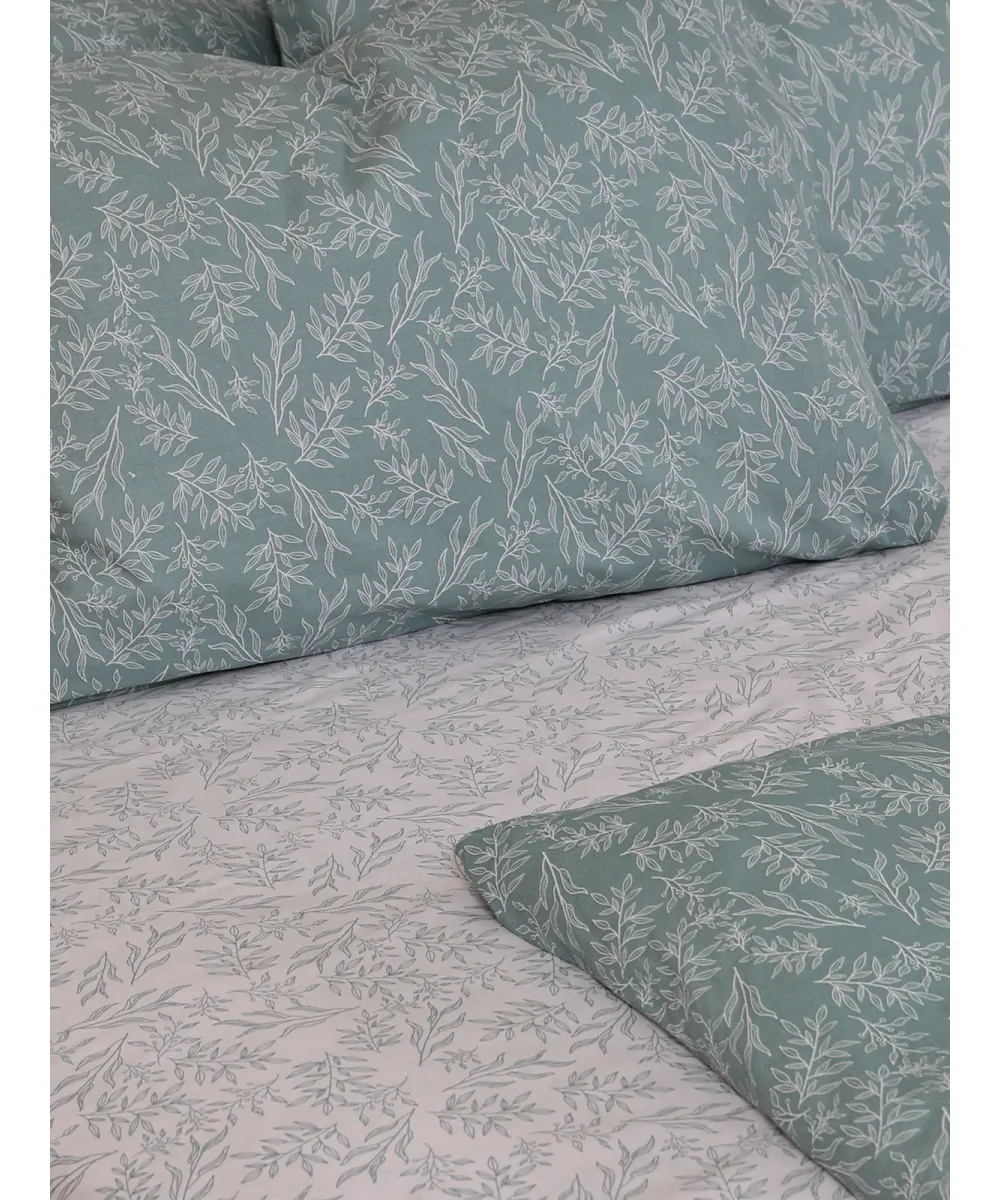Παπλωματοθήκη Cotton Feelings 2052 Aqua Μονή (170×250)