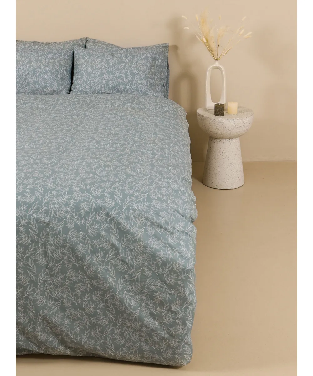 Σετ Σεντόνια Cotton Feelings 2052 Aqua Διπλό (200x270)