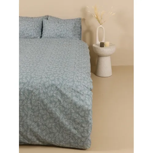 Σετ Σεντόνια Cotton Feelings 2052 Aqua Διπλό (200x270)