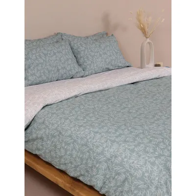 Σετ Σεντόνια Cotton Feelings 2052 Aqua King Size (260x270)