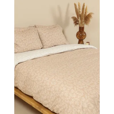 Παπλωματοθήκη Cotton Feelings 2052 Beige Υπέρδιπλη (230×250)