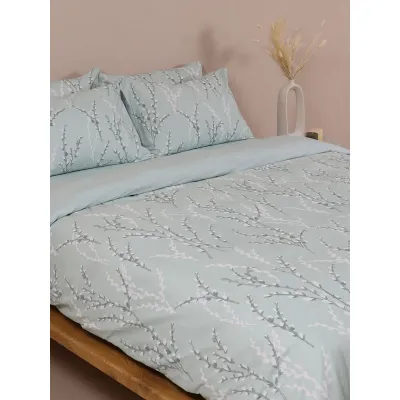 Παπλωματοθήκη Cotton Feelings 2054 Aqua Μονή (170×250)