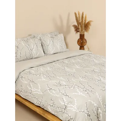 Παπλωματοθήκη Cotton Feelings 2054 Grey Διπλή (200×250)