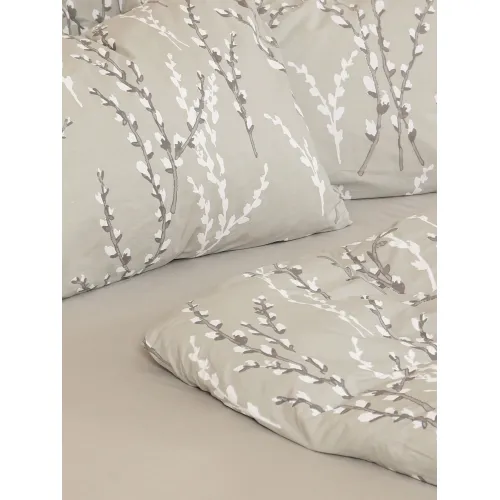 Σετ Σεντόνια Cotton Feelings 2054 Grey Μονό (165x270)