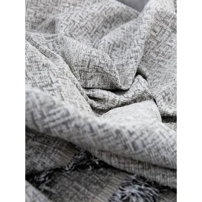 Ριχτάρι Σενίλ Rene 4 Light Grey Σετ 2 τεμαχίων (2θ – 3θ)