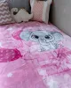 Κουβέρτα Βελουτέ Κούνιας 1558 Pink 110x140