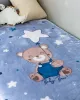 Κουβέρτα Βελουτέ Κούνιας 1571 Blue 110x140