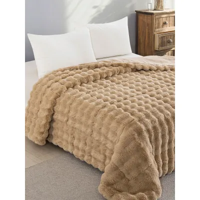 Κουβερτοπάπλωμα Rabbit Beige Υπέρδιπλο (220x240)
