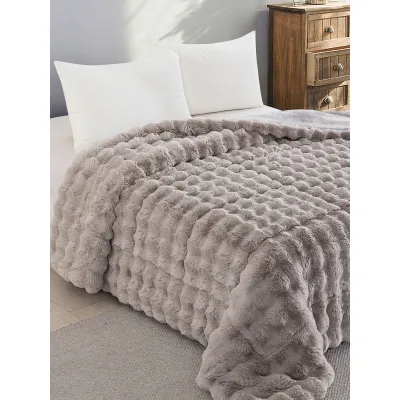 Κουβερτοπάπλωμα Rabbit Light Grey King Size (240x250)