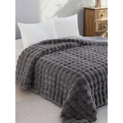 Κουβερτοπάπλωμα Rabbit Dark Grey King Size (240x250)