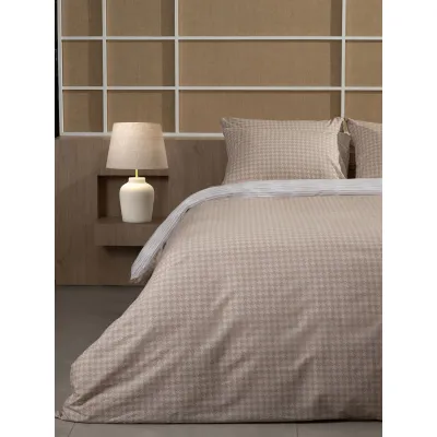 Παπλωματοθήκη Cotton Feelings 2064 Beige Μονή (170x250)