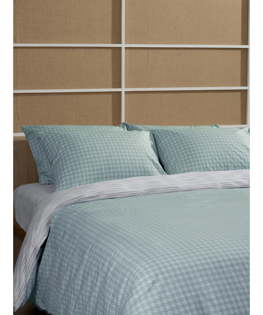 Παπλωματοθήκη Cotton Feelings 2064 Aqua Διπλή (200x250)