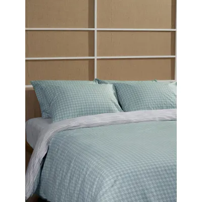 Παπλωματοθήκη Cotton Feelings 2064 Aqua Διπλή (200x250)