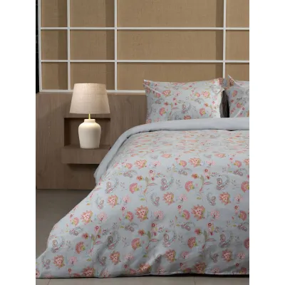 Παπλωματοθήκη Cotton Feelings 2068 Grey Υπέρδιπλη (230x250)