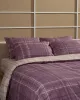 Σετ Σεντόνια Cotton Feelings 2066 Mauve Διπλό με λάστιχο (150x205 30)