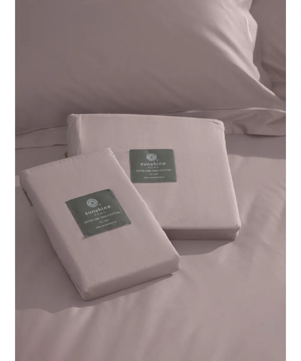 Μαξιλαροθήκες Βαμβακοσατέν Omnia Oxford Powder 50x70
