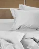 Σετ Σεντόνια Βαμβακοσατέν Omnia μονόχρωμα White Υπερδιπλο (255x280)