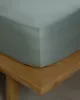 Κατωσέντονο Βαμβακοσατέν Omnia με λάστιχο Aqua Διπλό (160x200 40)