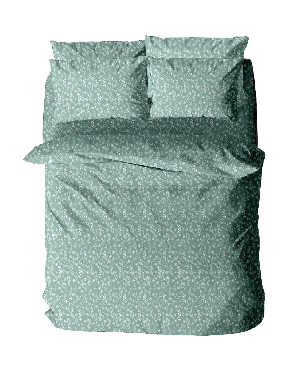 Παπλωματοθήκη Menta Εμπριμέ 420 Aqua Μονή (170x250)