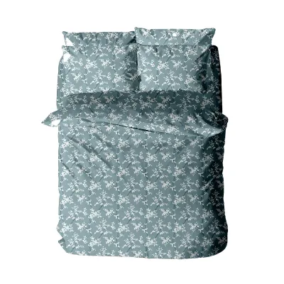 Παπλωματοθήκη Menta Εμπριμέ 480 Blue Μονή (170x250)