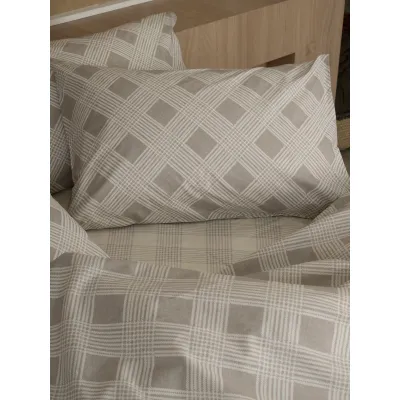 Παπλωματοθήκη Cotton Feelings 2072 Beige Μονή (170x250)