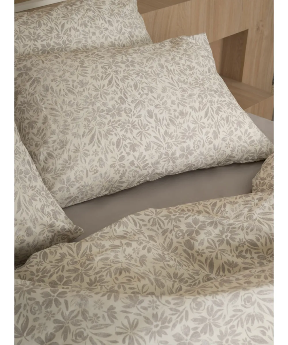 Σετ Σεντόνια Cotton Feelings 2070 Beige Μονό (165x270)