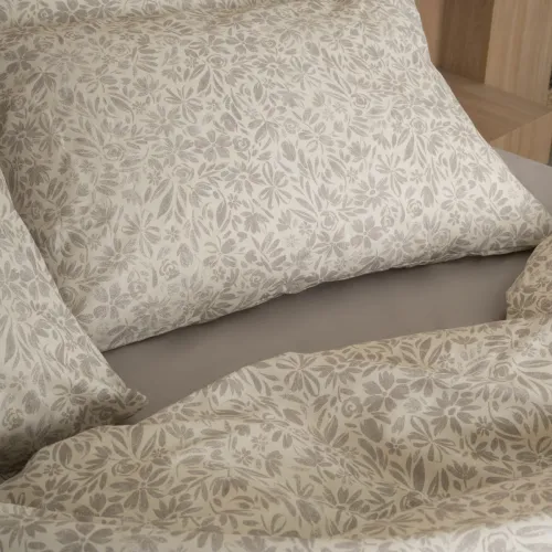 Σετ Σεντόνια Cotton Feelings 2070 Beige Μονό (165x270)