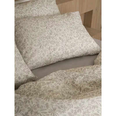 Σετ Σεντόνια Cotton Feelings 2070 Beige Μονό με λάστιχο(105x205 30)