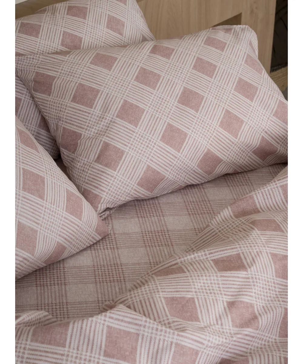 Σετ Σεντόνια Cotton Feelings 2072 Rose Μονό (165x270)