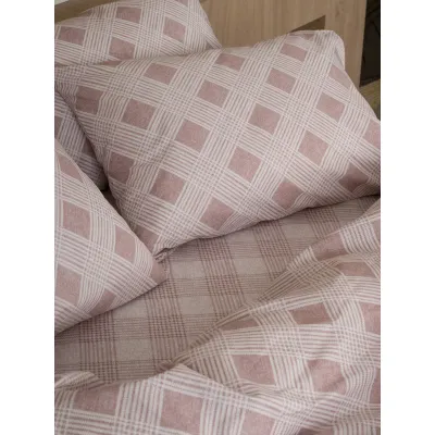 Σετ Σεντόνια Cotton Feelings 2072 Rose Μονό (165x270)