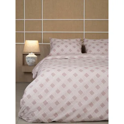 Σετ Σεντόνια Cotton Feelings 2072 Rose Διπλό (200x270)