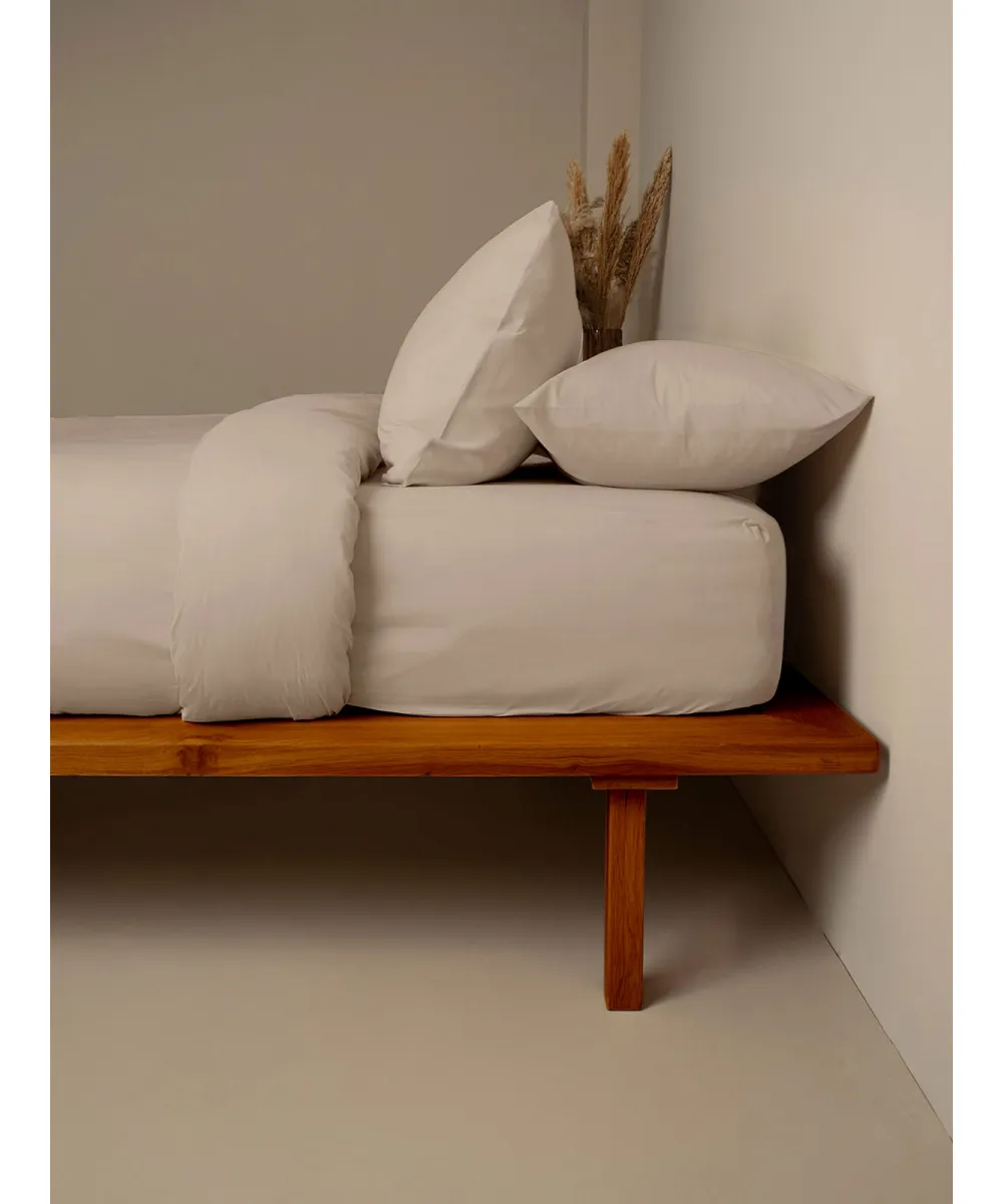 Παπλωματοθήκη Cotton Feelings 119 Mocha Διπλή (200x250)
