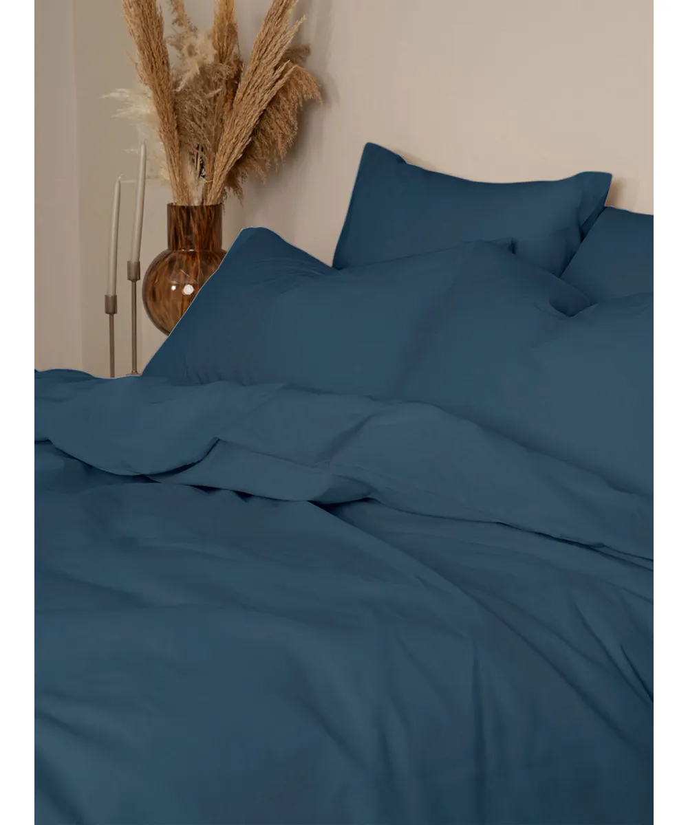 Παπλωματοθήκη Cotton Feelings 121 Sea Blue Διπλή (200x250)