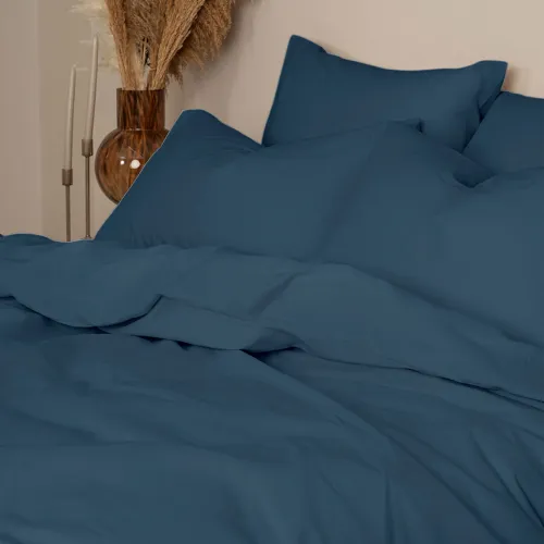 Παπλωματοθήκη Cotton Feelings 121 Sea Blue Διπλή (200x250)