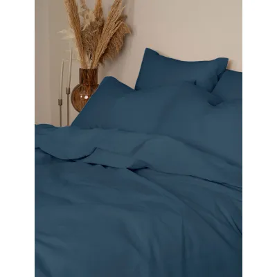 Παπλωματοθήκη Cotton Feelings 121 Sea Blue Υπέρδιπλη (230x250)