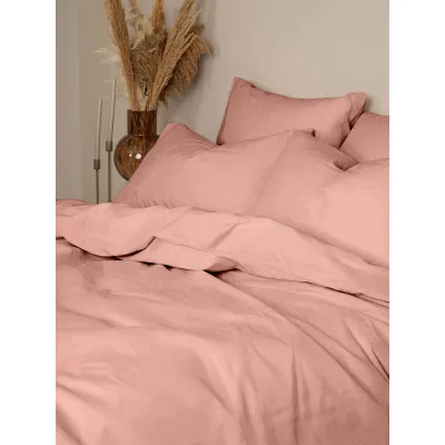 Σετ Σεντόνια Cotton Feelings 116 Light Pink Μονό (165x270)