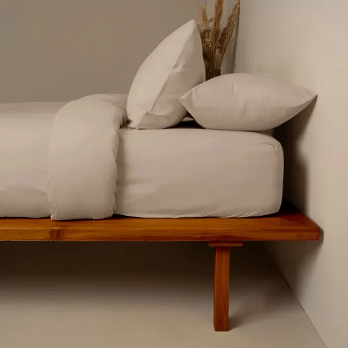 Σετ Σεντόνια Cotton Feelings 119 Mocha Μονό (165x270)