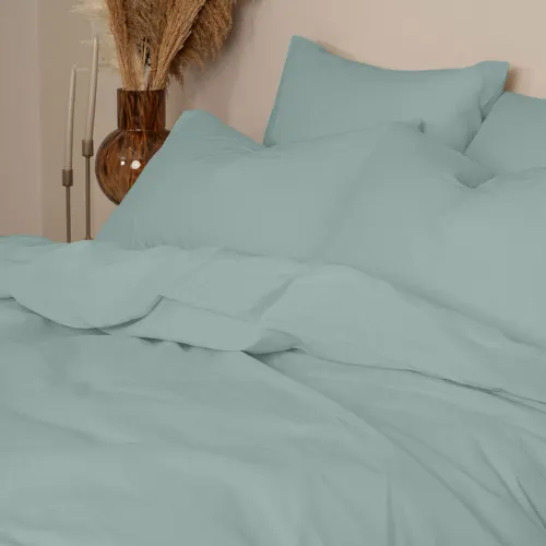 Σετ Σεντόνια Cotton Feelings 114 Light Aqua Υπέρδιπλο (235x270)
