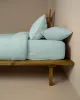 Σετ Σεντόνια Cotton Feelings 114 Light Aqua Υπέρδιπλο με λάστιχο (170x205 30)