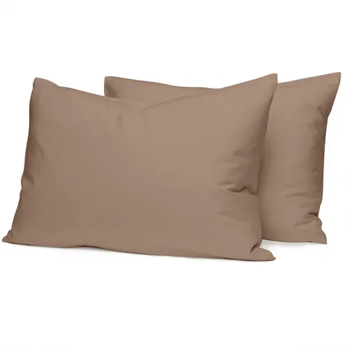 Σετ Σεντόνια Cotton Feelings 118 Brown Υπέρδιπλο (235x270)