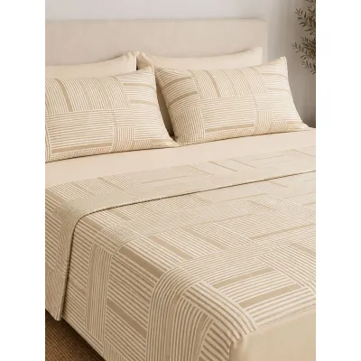 Μαξιλαροθήκη Menta Εμπριμέ 600 Grey 50x70
