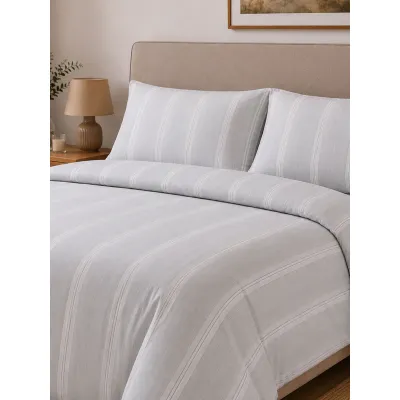 Μαξιλαροθήκη Menta Εμπριμέ 620 Grey 50x70