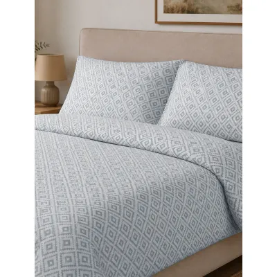 Μαξιλαροθήκη Menta Εμπριμέ 640 Blue 50x70