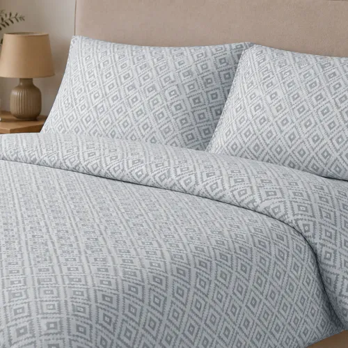 Μαξιλαροθήκη Menta Εμπριμέ 640 Blue 50x70