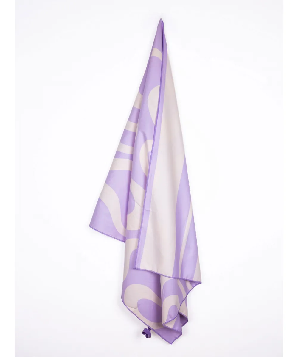 Πετσέτα Θαλάσσης Sea View Groovy Purple 80x180